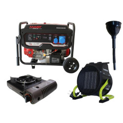 Купити Бензиновый генератор MAST GROUP RD6500E + газовая плитка Orcamp CK-505 + 4 газовых картриджа 400 мл