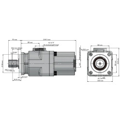 Купити Насос аксіально-поршневий KAZEL ISO ISRAK 52 BD 1 1/4"-1" 52 см³