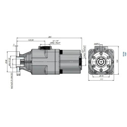 Купити Насос аксіально-поршневий KAZEL UNI ISRAK 52 BD 1 1/4"-1" 52 см³