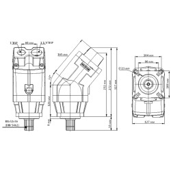 Купити Насос аксіально-поршневий ABER BI110P7 1 1/2’’ - 1’’ 110 см³