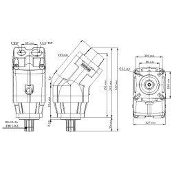 Купити Насос аксіально-поршневий ABER BI135P7 1 1/2’’ - 1’’ 135 см³