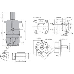 Купити Гідромотор героторний M+S Hydraulic MS315С/4