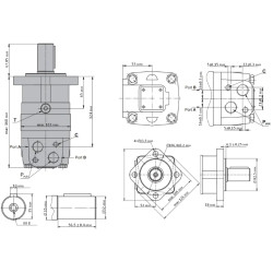 Купити Гідромотор героторний M+S Hydraulic MS80С/4
