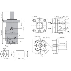 Купити Гідромотор героторний M+S Hydraulic MS160С/4
