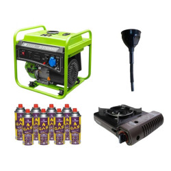 Купити Инверторный генератор Zipper ZI-STE2800IV+ газовая плитка Orcamp CK-505 + 4 газовых картриджа 400 мл