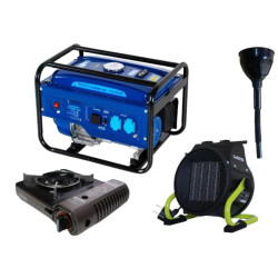 Купити Бензиновый генератор THUNDER T-7000-GA + газовая плитка Orcamp CK-505 + 4 газовых картриджа 400 мл