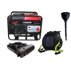 Купити Бензиновый генератор MAST GROUP YH21000S + газовая плитка Orcamp CK-505 + 4 газовых картриджа 400 мл