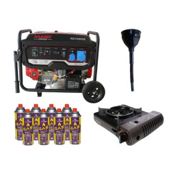 Купити Бензиновый генератор MAST GROUP RD10800E + газовая плитка Orcamp CK-505 + электрический обогреватель