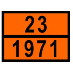 Купить Інформаційна табличка ADR "Газ природний 23-1971" Bicma Bicma Цинк Італія (2602991106)