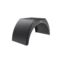 Купити Крило пластикове на причіп з білою смугою Domar DK3114, B=300 мм Domar Пластик Італія (1101113114)