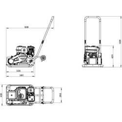 Купить Виброплита Zipper ZI-RPE90E