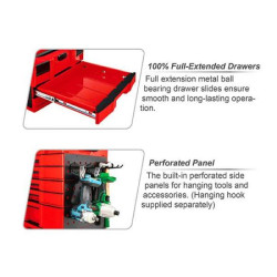 Купити Выдвижной ящик двухсекционный модульный для TBCE0202 TOPTUL TEAK4601