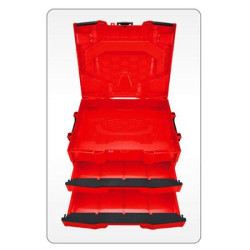 Купити Ящик для инструмента модульный 3 секции 456x372x250мм (пластик) TOPTUL TBCE0202