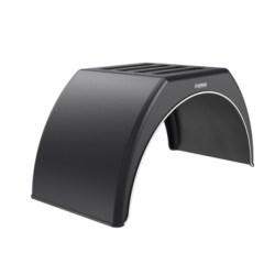 Купити Крило пластикове на причіп з білою смугою Domar DK3125, B=550 мм Domar Пластик Італія (1101143125)