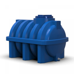 Купить Емкость Litolan двухслойная горизонтальная 500 л (EG500Р)