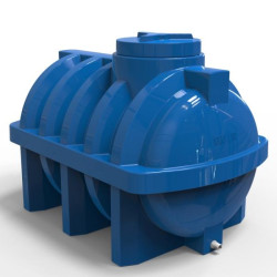 Купить Емкость Litolan двухслойная горизонтальная 1000 л (EG1000Р)