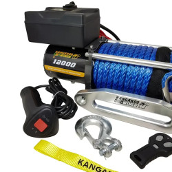 Купити Лебідка електрична Kangaroowinch K12000 12 В 5443 кг синтетичний трос