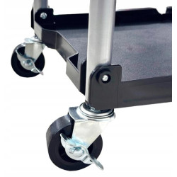 Купить Тележка инструментальная складная 3 открытые пластиковые полки (SF6007) G.I.KRAFT GI37104