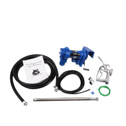 Купити Насос для бензину на бочку 200л, 220В, Бенза DRUM TECH 50 л/хв., шланг 4 м, механічний паливороздава