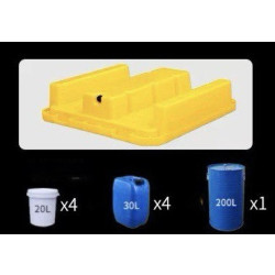 Купить Уловлючий піддон для однієї бочки 200 л, KRABBE