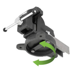 Купити Лещата слюсарні поворотні, 125 мм, 11,55 кг, STORM