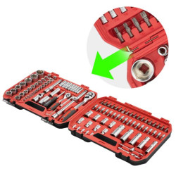 Купити Набір інструментів 1/2" & 1/4" 110од (ET-6108SP)