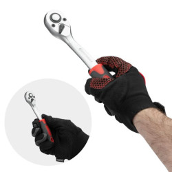 Купить Набір інструментів 1/2" & 1/4" 111од, IMPACT Cr-V головки подовжені 15,17,19,21,22 + подовжувач 125м