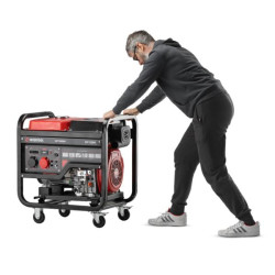 Купить Генератор дизельний 8,0/9,0 кВт, 400/230 В, DUAL POWER, бак 25 л, електро/ручний старт, мідна обмотк