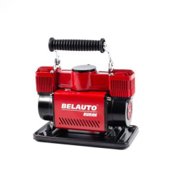 Купити Компресор автомобільний Белавто БУРАН двоциліндровий із зажимами АКБ