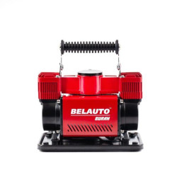 Купити Компресор автомобільний Белавто БУРАН двоциліндровий із зажимами АКБ