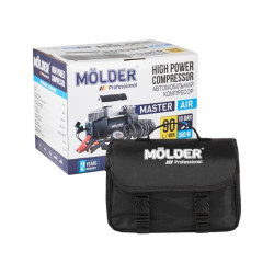 Купити Компресор автомобільний Molder 12В, 10 Атм, 90 л/хв із зажимами АКБ MA25200