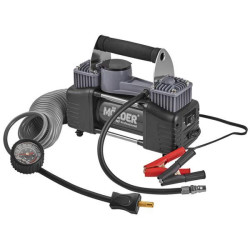 Купити Компресор автомобільний Molder 12В, 10 Атм, 90 л/хв із зажимами АКБ MA25200