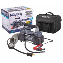 Купити Компресор автомобільний Molder 12В, 10 Атм, 90 л/хв із зажимами АКБ MA25200
