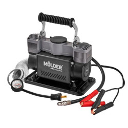 Купити Компресор автомобільний Molder 12В, 10 Атм, 90 л/хв із зажимами АКБ MA25300