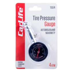 Купити Манометр автомобільний Carlife 0-110 PSI
