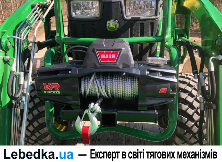 Гідравлічн алебідка на трактор