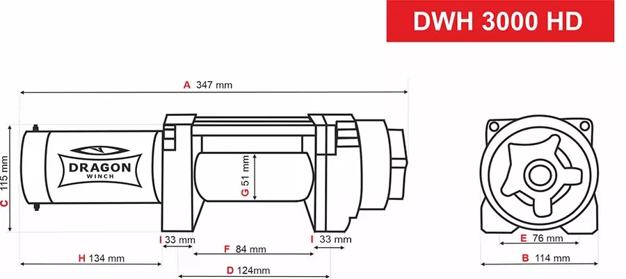 купити лебідку для квадроцикла Dragon Winch