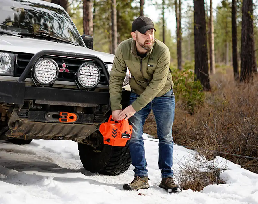 Переносная лебедка для автомобиля Переносная лебедка для автомобиля купить